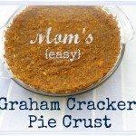 graham cracker pie crust recipe