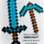 minecraft, how to make minecraft sword, minecraft costume