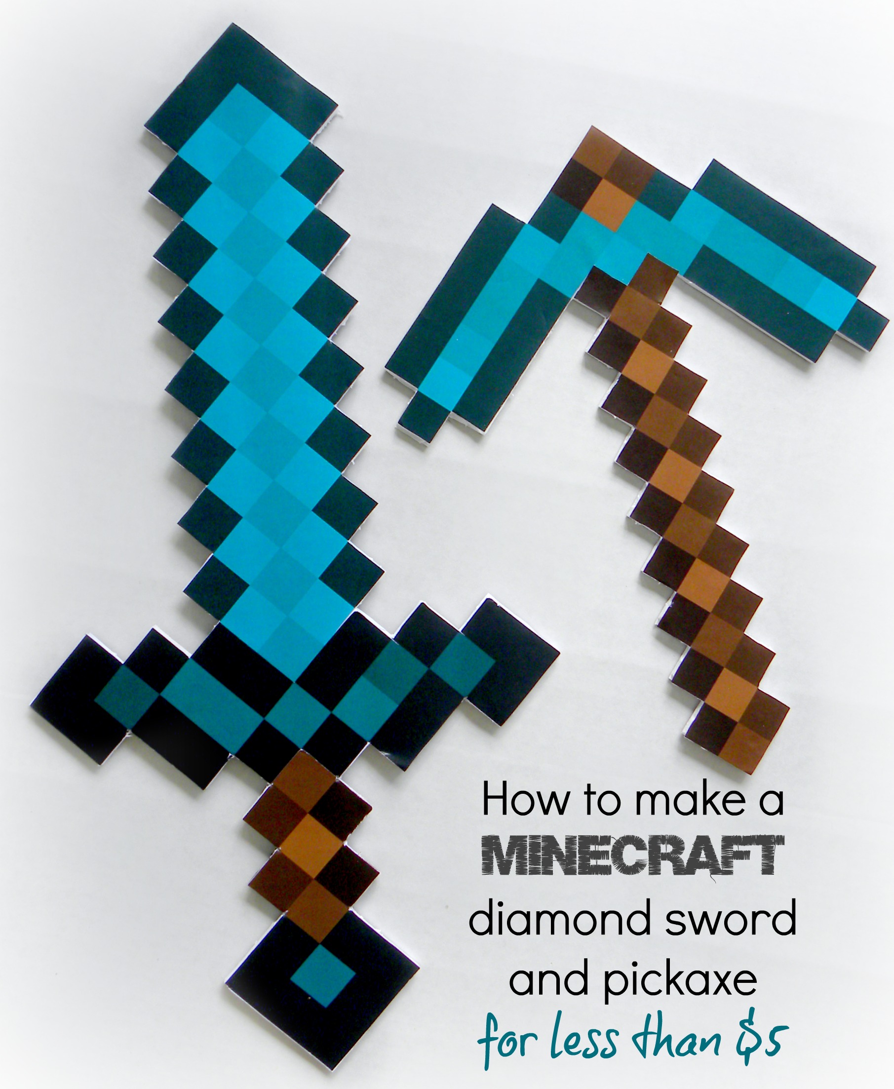 Minecraft Papercraft Game Papercraft Life Size Bow and Arrow - Printable  Papercrafts - Printable Papercrafts