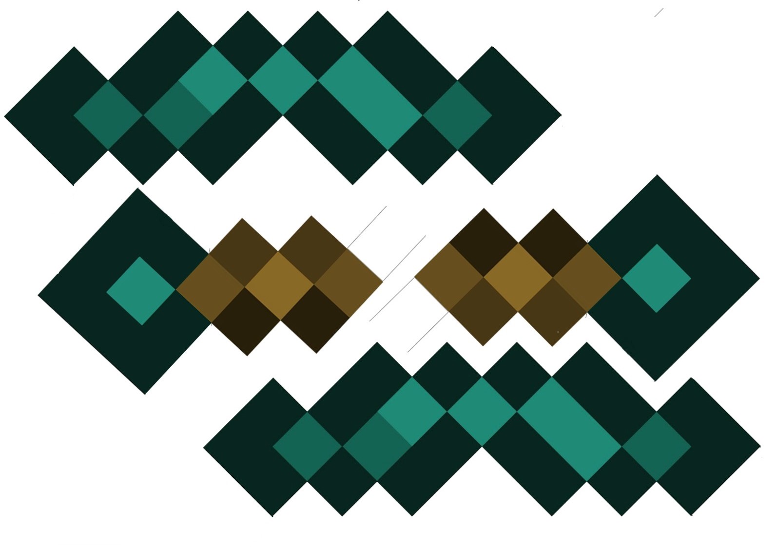 Diamond Sword - Printable Minecraft Diamond Sword 3D Template