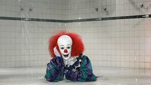 pennywise in shower