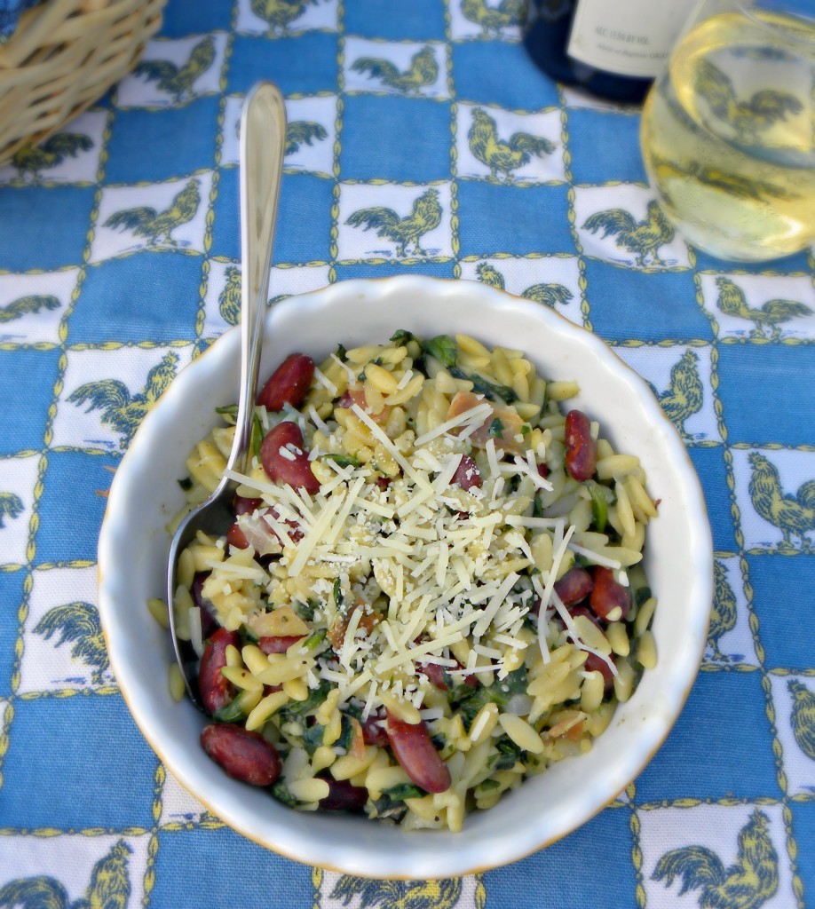 Provençal  Beans and Orzo