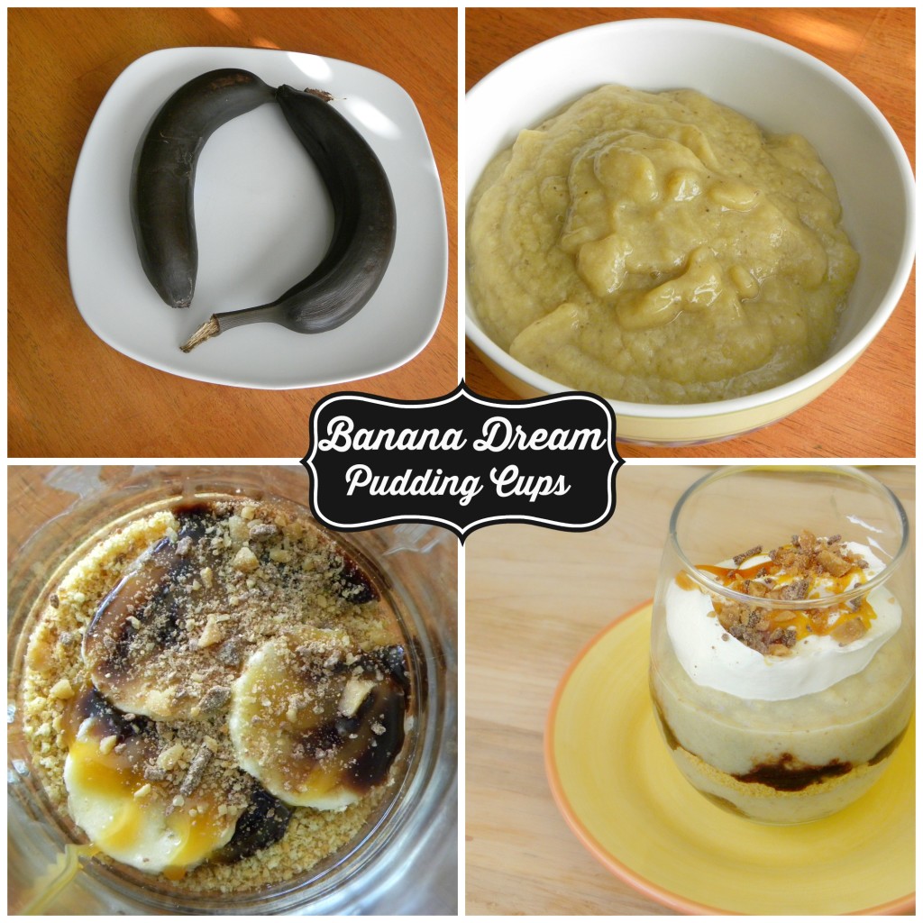 Banana Dream Pudding Cups (from the Southern Cowboy Cookbook). Adding roasted bananas makes all the difference!