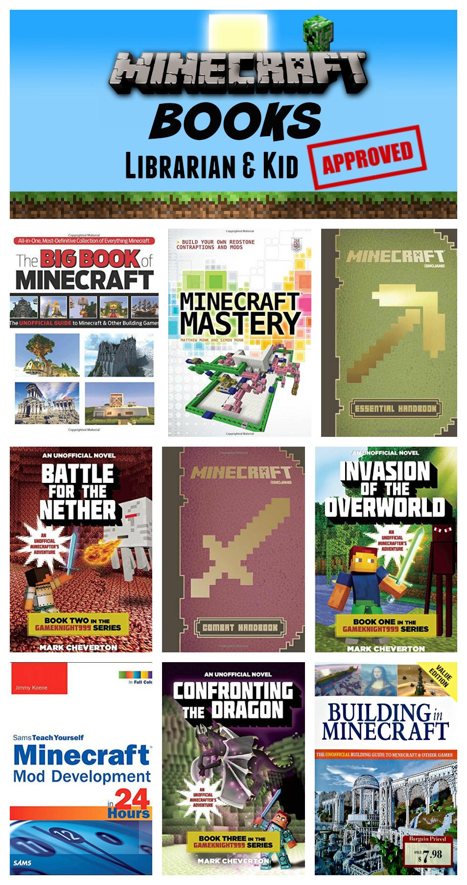 Minecraft Books Kids Will Love Librarian Kid Approved Kerryannmorgan Com