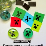 Super Easy (& cheap!) Minecraft Magnets -- great party favor or craft
