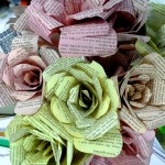 DIY Book Page Flower - paper flower bouquet